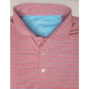 Johnnie-O Performance Polo Shirt Stretch Short Sleeve Men’s M Golf Casual